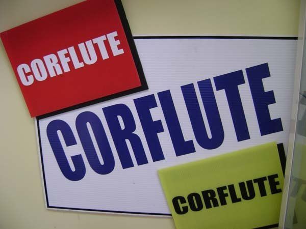 corflute sign