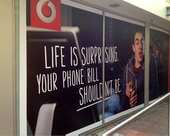 window signage