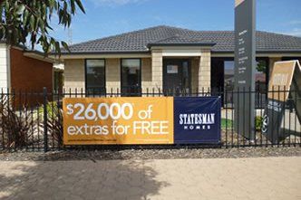 Promotional banner sign