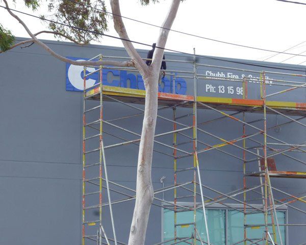 chubb sign installation