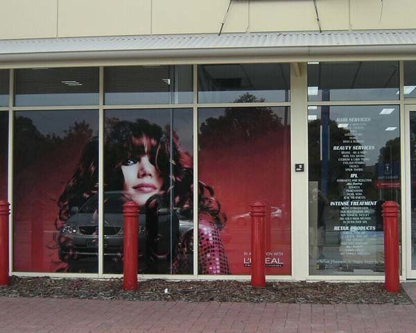 loreal window sign