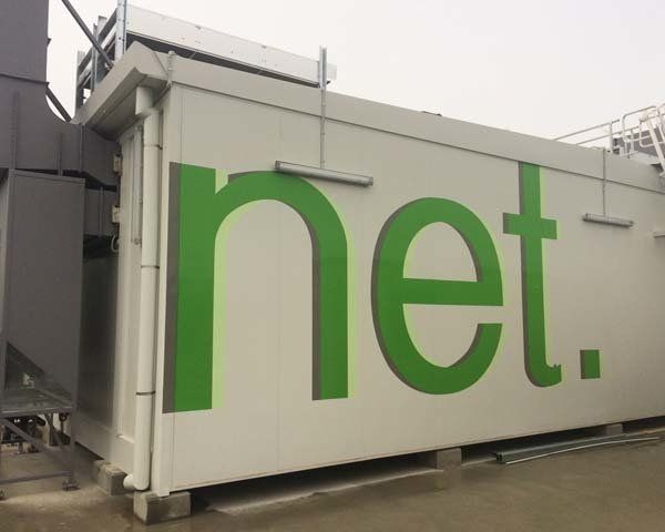 net sign on building