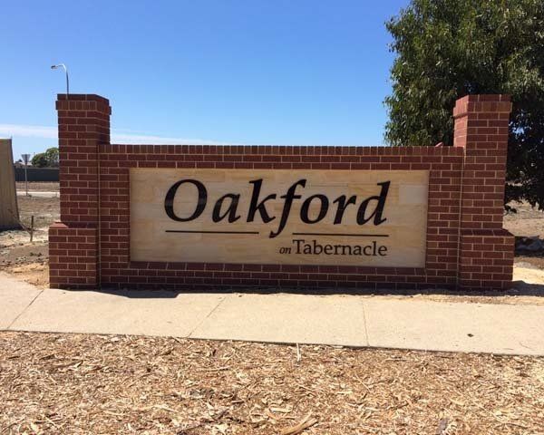 oakford estate sign