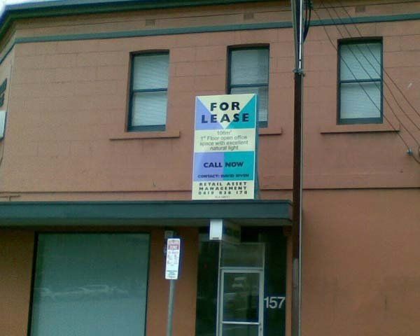 for lease real estate sign