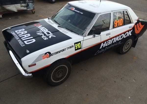 racing car vinyl lettering